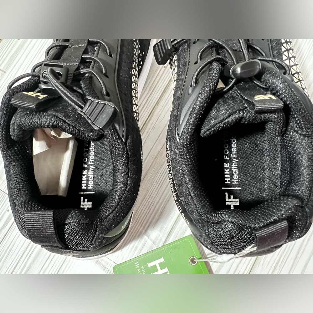 Hike‎ Footwear Cloud Ergonomic Support Barefoot sneaker shoe black women 10-10.5 - Picture 7 of 13